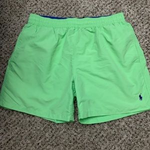 Light Green Polo Swim Trunks